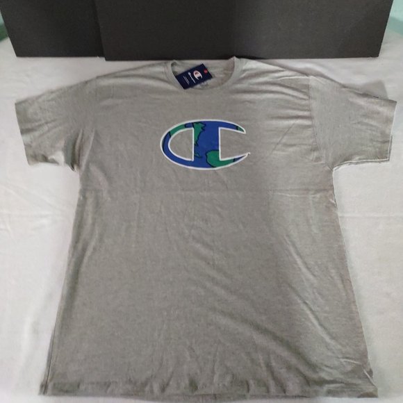 CHAMPION  MEN'S T-SHIRT SIZE XL GREY - Picture 1 of 8